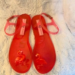 Katy Perry flamingo jelly sandals size 11
